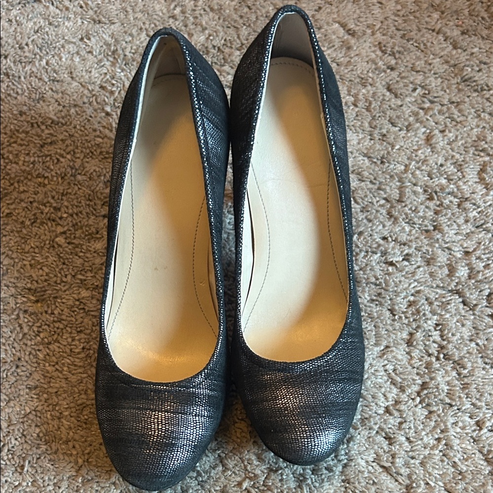 Calvin Klein Shimmering Black Heels